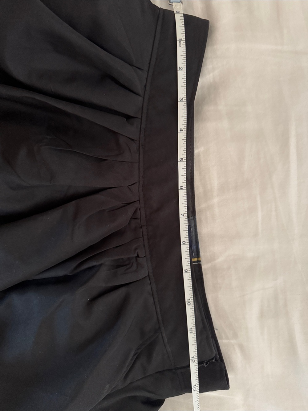 GAP Black Circle Skirt with Sheer Hem and Pockets - Picture 6 of 7